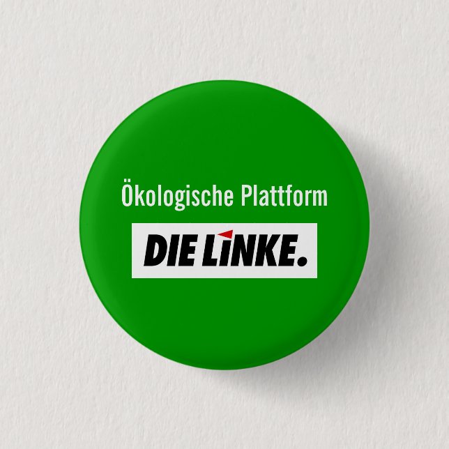 DieLinke  Ökologische Plattform Button (Vorderseite)