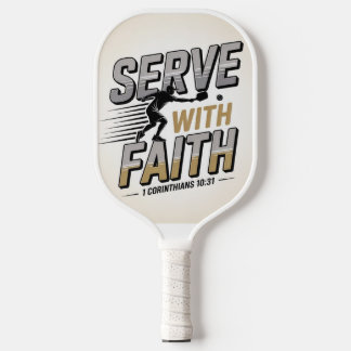 Diene Mit Glauben Christliches Pickleball-Paddle Pickleball Schläger