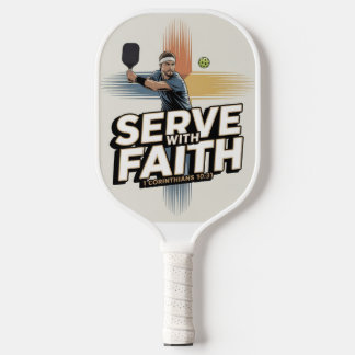 Diene mit Glauben Christliches Pickleball-Paddle Pickleball Schläger