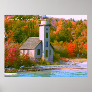 Dienen Sie den Lord mit Freude Poster