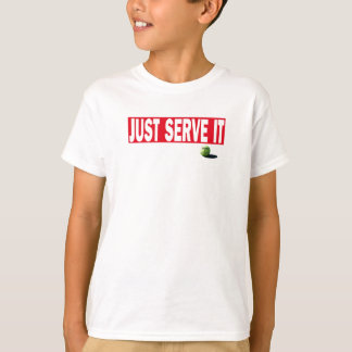 DIENEN SIE IHM TENNIS-T-SHIRT EINFACH T-Shirt