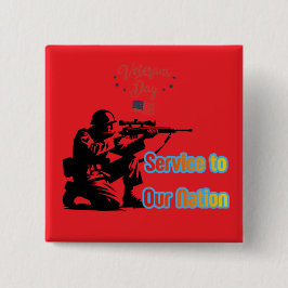 Dienst an der Nation hellrot Button