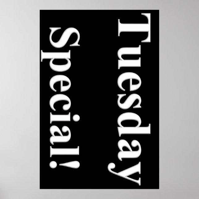 Dienstag Special Beauty Salon Poster (Vorne)