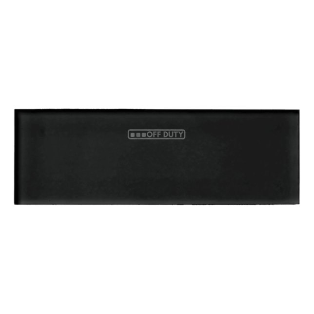 Dienstfertiger Perfekt für die Strafverfolgung dur Namenschild (Vorderseite)