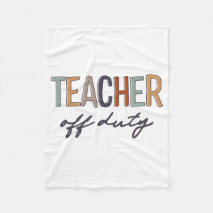 Dienstfrei letzter Schultag Fleecedecke
