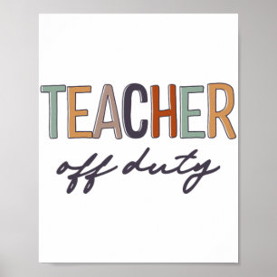 Dienstfrei letzter Schultag Poster