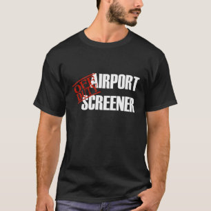 Dienstfreie Flughafen-Siebdruckeinrichtung T-Shirt
