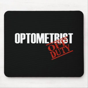 DIENSTFREIE OPTOMETRIKER-DUNKELHEIT MOUSEPAD