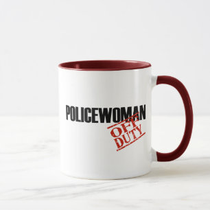 DIENSTFREIE Polizeibeamtin Tasse