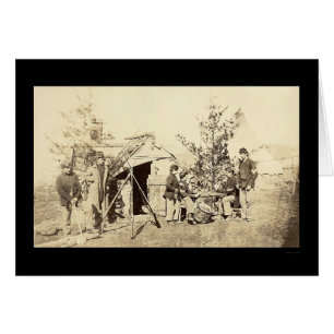 Dienstfreie Schlagzeuger-Jungen-Spielkarten 1862