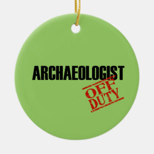 Dienstfreier Archäologe Keramik Ornament