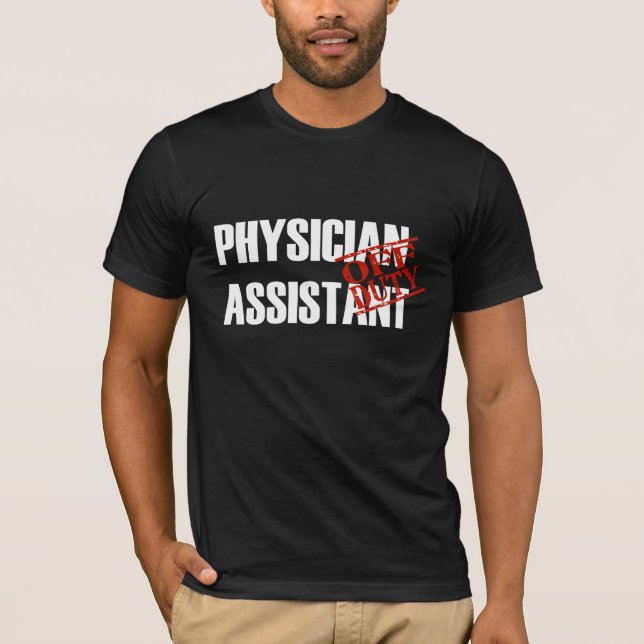 DIENSTFREIER Arzt-Assistent T-Shirt (Vorderseite)