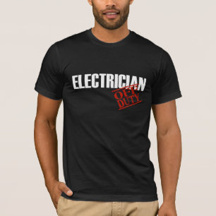 Dienstfreier Elektriker T-Shirt