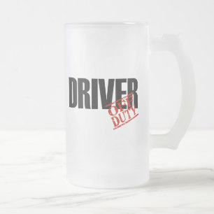 DIENSTFREIER FAHRER MATTGLAS BIERGLAS