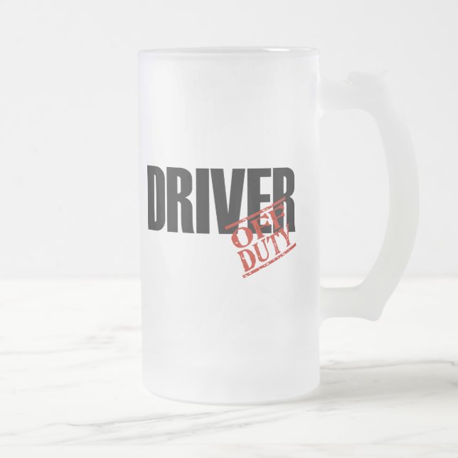 DIENSTFREIER FAHRER MATTGLAS BIERGLAS (Rechts)