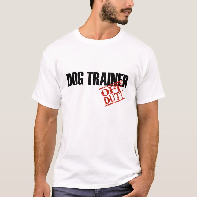 DIENSTFREIER HUNDEtrainer T-Shirt (Vorderseite)