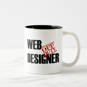 DIENSTFREIER NETZ-DESIGNER ZWEIFARBIGE TASSE