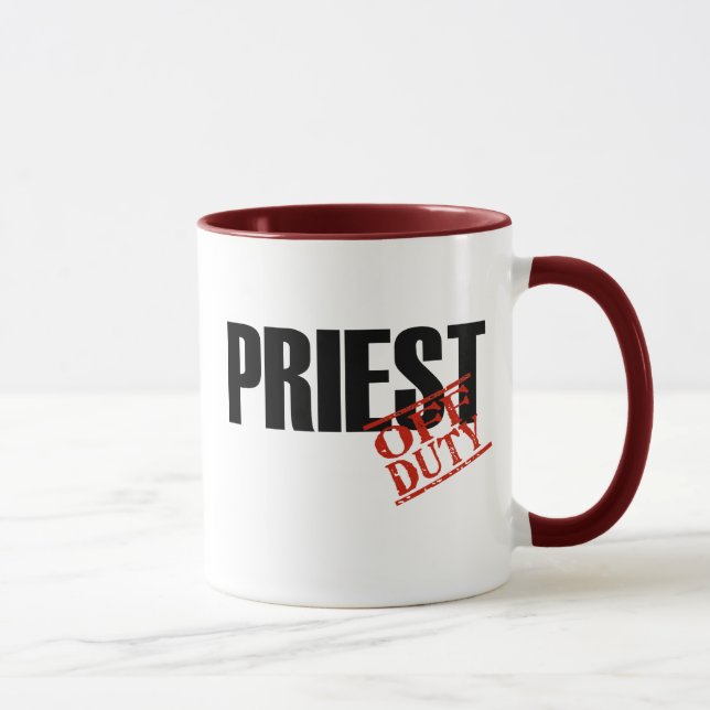 DIENSTFREIER Priester Tasse (Rechts)