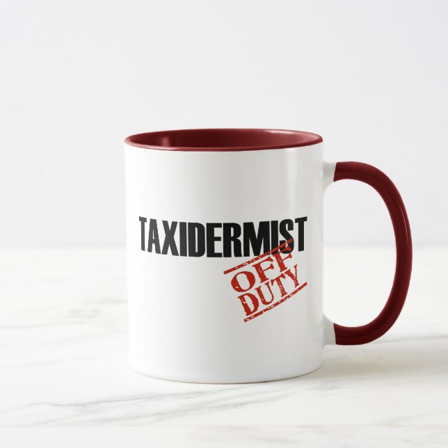 DIENSTFREIER TAXIDERMIST TASSE (Rechts)