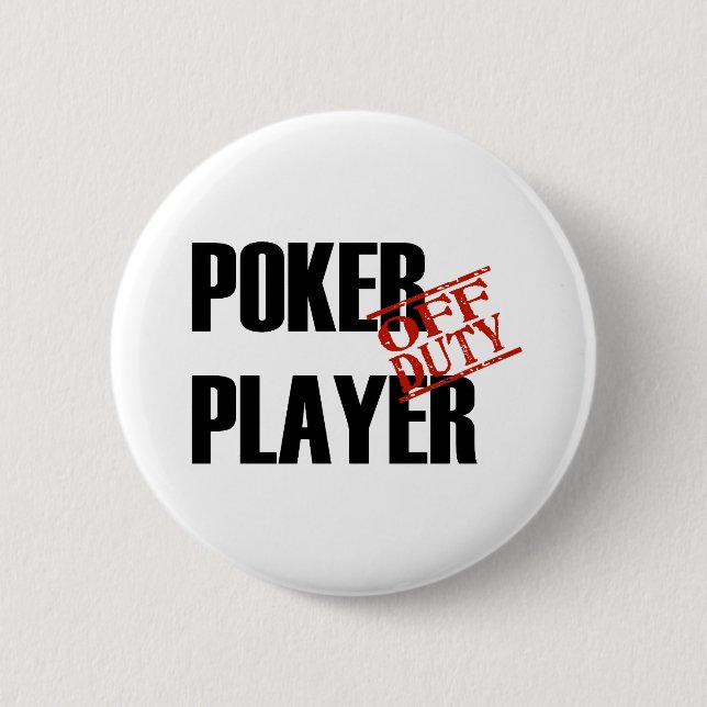 DIENSTFREIES POKER-SPIELER-LICHT BUTTON (Vorderseite)