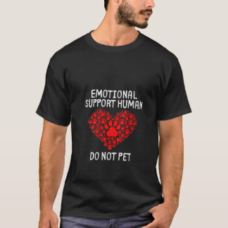 Diensthund für Frauen Lustiges Tier Emotionaler Di T-Shirt