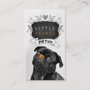 Dienstleistungen der Haustierpflege/ Sitzungsdiens Visitenkarte