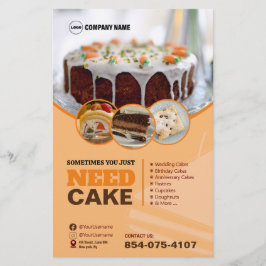 Dienstleistungen für Bäckereien nach Kundenwunsch  Flyer