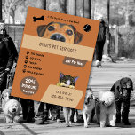 Dienstleistungen für Haustiere Flyer<br><div class="desc">Entwickelt für den Besitzer des Haustierdienstes. Mit diesem Produkt können Sie Ihr Pet Services-Geschäft gut bewerben. Der gesamte Text ist zu 100% anpassbar. Mit 1Bizchoice (Rechte vorbehalten).</div>