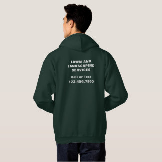 Dienstleistungen im Bereich Rasenflächen und Lands Hoodie
