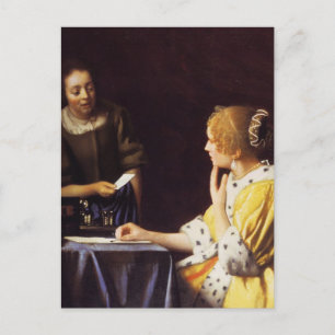 Dienstmädchen Postkarte
