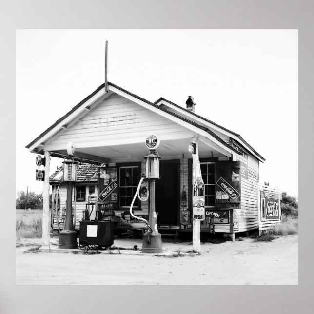 DIENSTSTATION - NORDKAROLINA - 1939 POSTER (Vorne)