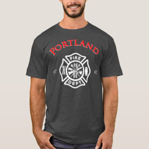 Dienststelle für Brandrettung in Portland T-Shirt