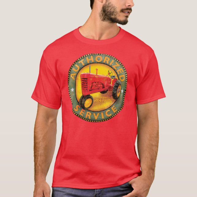Dienstzeichen Massey Harris Tractors T-Shirt (Vorderseite)
