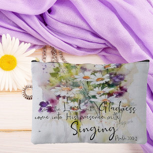 Dient dem Herrn mit Freuden floral Zubehörtasche