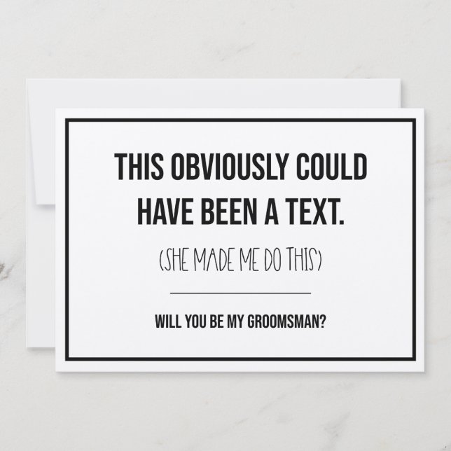 Dies hätte ein Vorschlag für einen Text-Trauzeuge  (Vorderseite)