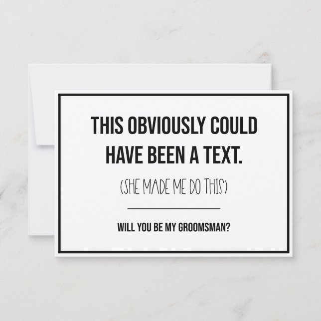 Dies hätte ein Vorschlag für einen Text-Trauzeuge  Mitteilungskarte (Vorderseite)