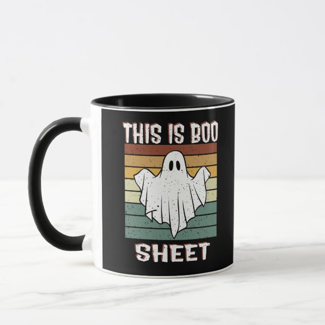 Dies ist das boo-Sheet-Ghost-Retro-Halloween Tasse (Links)