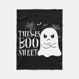 Dies ist das Bootblatt Ghost Retro Halloween-Kostü Fleecedecke