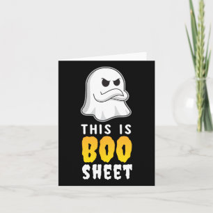 Dies ist das Bootblatt T Shirt Funny Ghost Spooky Karte