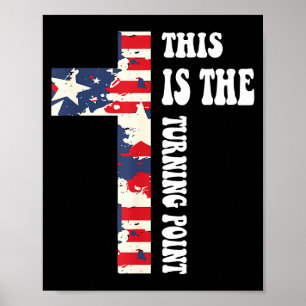 Dies ist das christliche Design zum Wendepunkt Poster