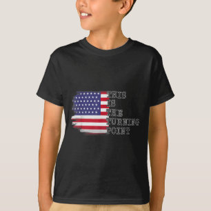 Dies ist das Turning Int Tee USA-Flagge für Männer