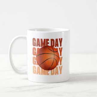 Dies ist der Fan des Saisonbasketballspiels Kaffeetasse