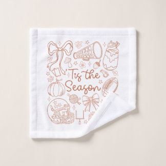 Dies ist der Herbst der Saison Cheer Hand Gezeichn Waschlappen