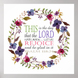 Dies ist der Tag, den der Herr Hath gemacht hat Poster