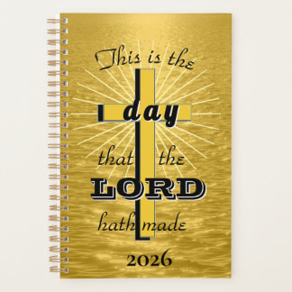 Dies ist der Tag Gold, 2026 Christian Planner Planer