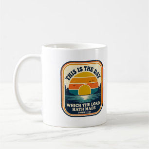 Dies ist der Tag Psalm 118:24 Kaffeetasse