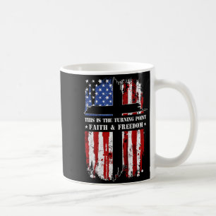 Dies ist der Wendepunkt Patriotischer Christlicher Kaffeetasse