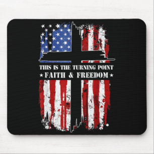 Dies ist der Wendepunkt Patriotischer Christlicher Mousepad