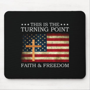 Dies ist der Wendepunkt Patriotischer Christlicher Mousepad