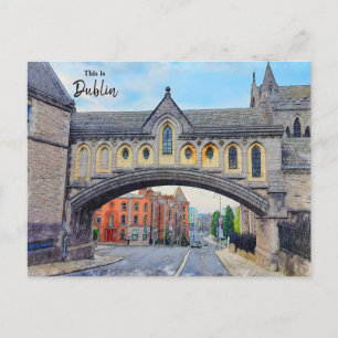 Dies ist die Dublin-Irland-Postkarte Postkarte